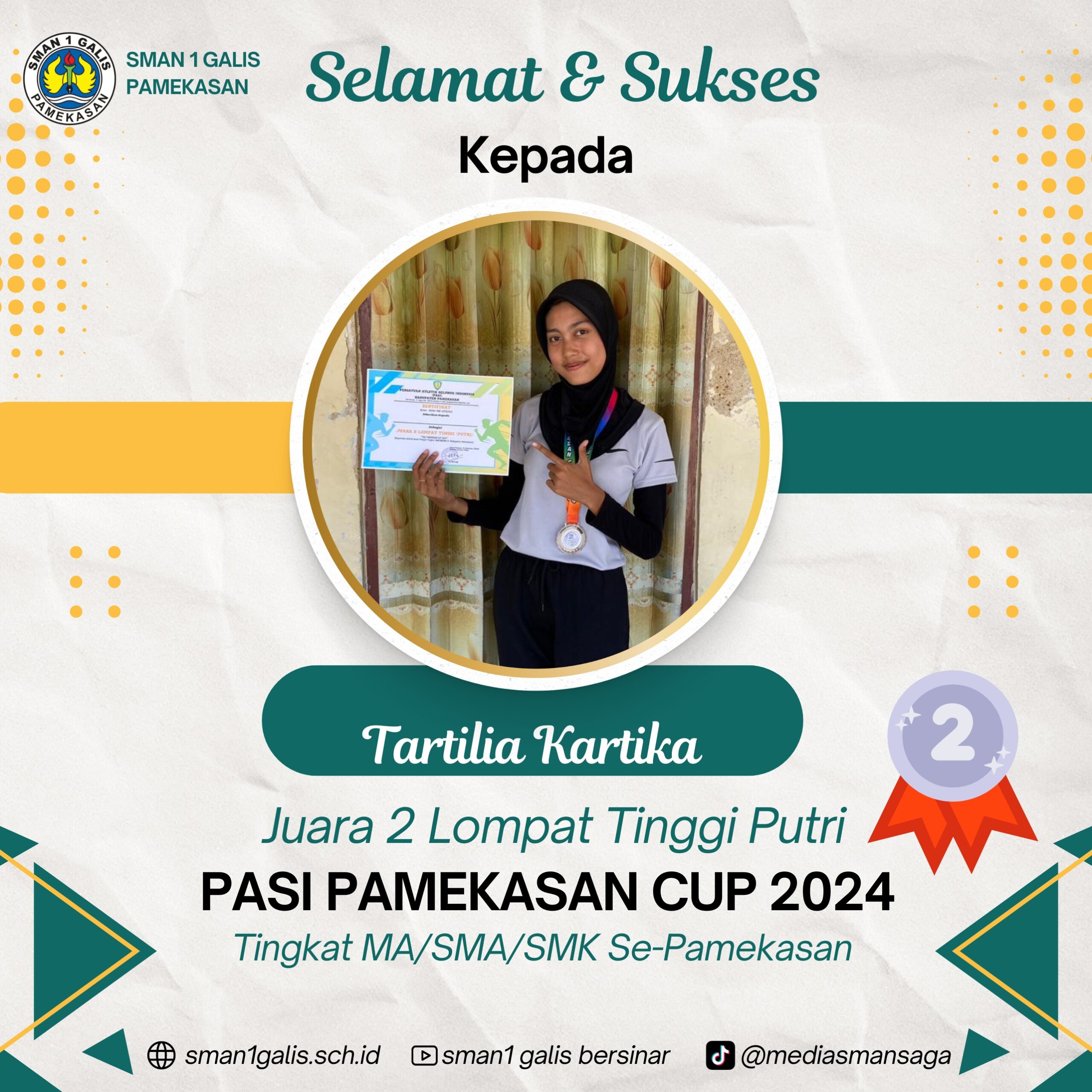 Read more about the article Siswa SMAN 1 Galis Meraih Juara dalam PASI Pamekasan CUP 2024