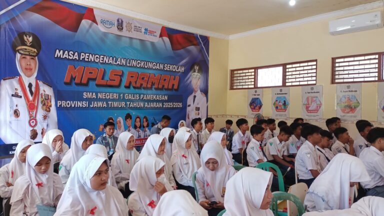MPLS SMA Negeri 1 Galis, Dilaksanakan Secara Virtual Bersama Gubernur Jawa Timur